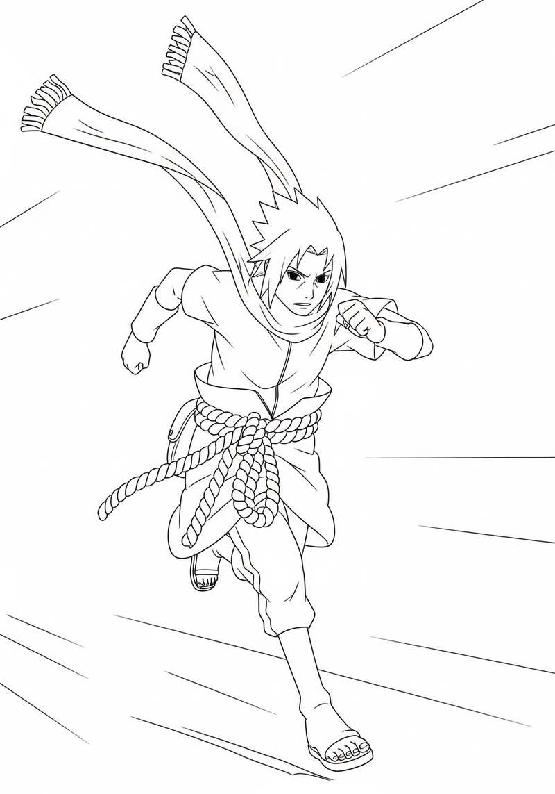 Gallery - 297+ tranh tô màu Sasuke đẹp giúp bé thỏa sức sáng tạo  - image 15