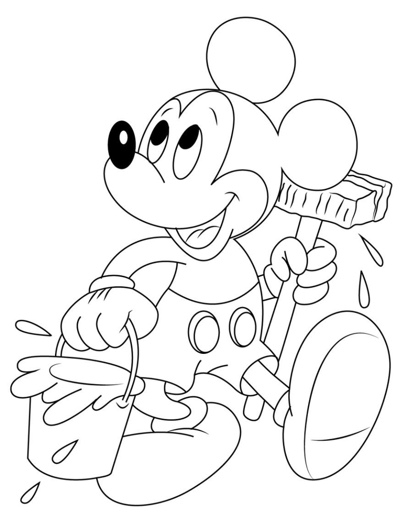 Gallery - 157+ tranh tô màu chuột Mickey đẹp mắt kích thích tư duy bé - image 17