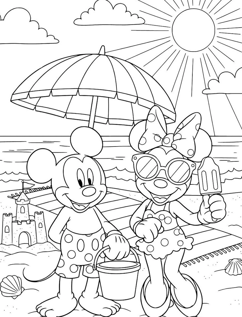 Gallery - 157+ tranh tô màu chuột Mickey đẹp mắt kích thích tư duy bé - image 18