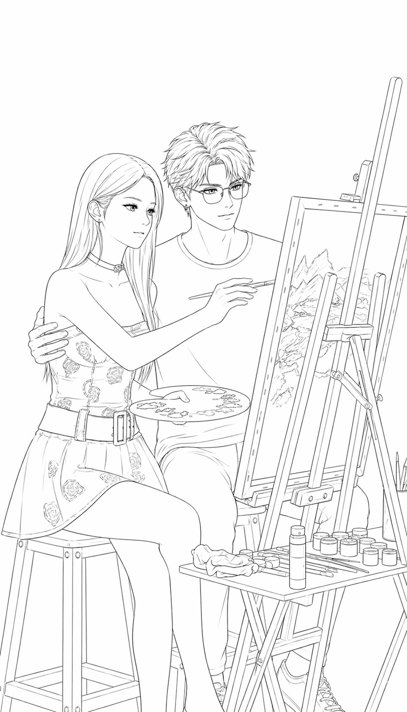 Gallery - 265+ tranh tô màu người dễ thương cho bé thỏa sức sáng tạo - image 16