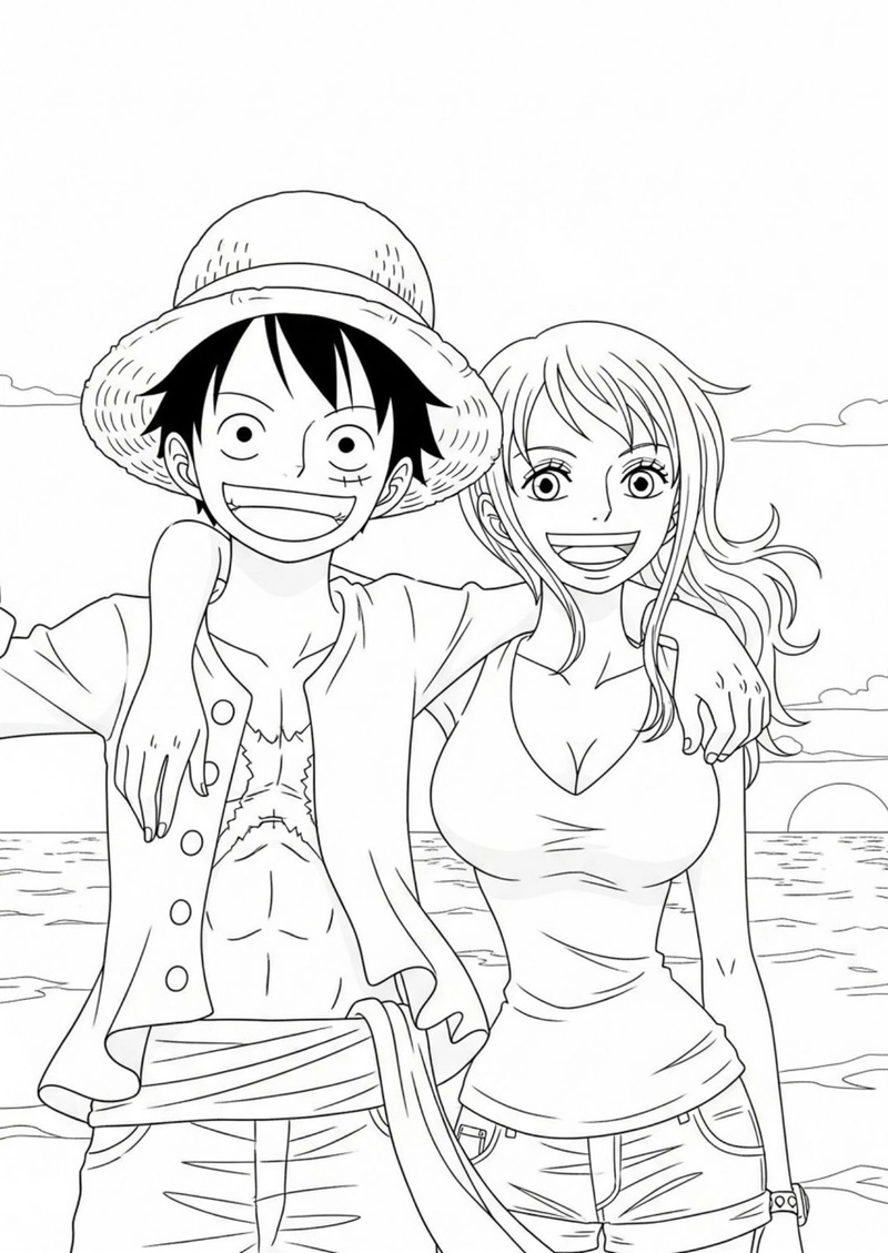 Gallery - 256+ tranh tô màu One Piece cực đẹp cùng dàn hải tặc Mũ Rơm - image 19