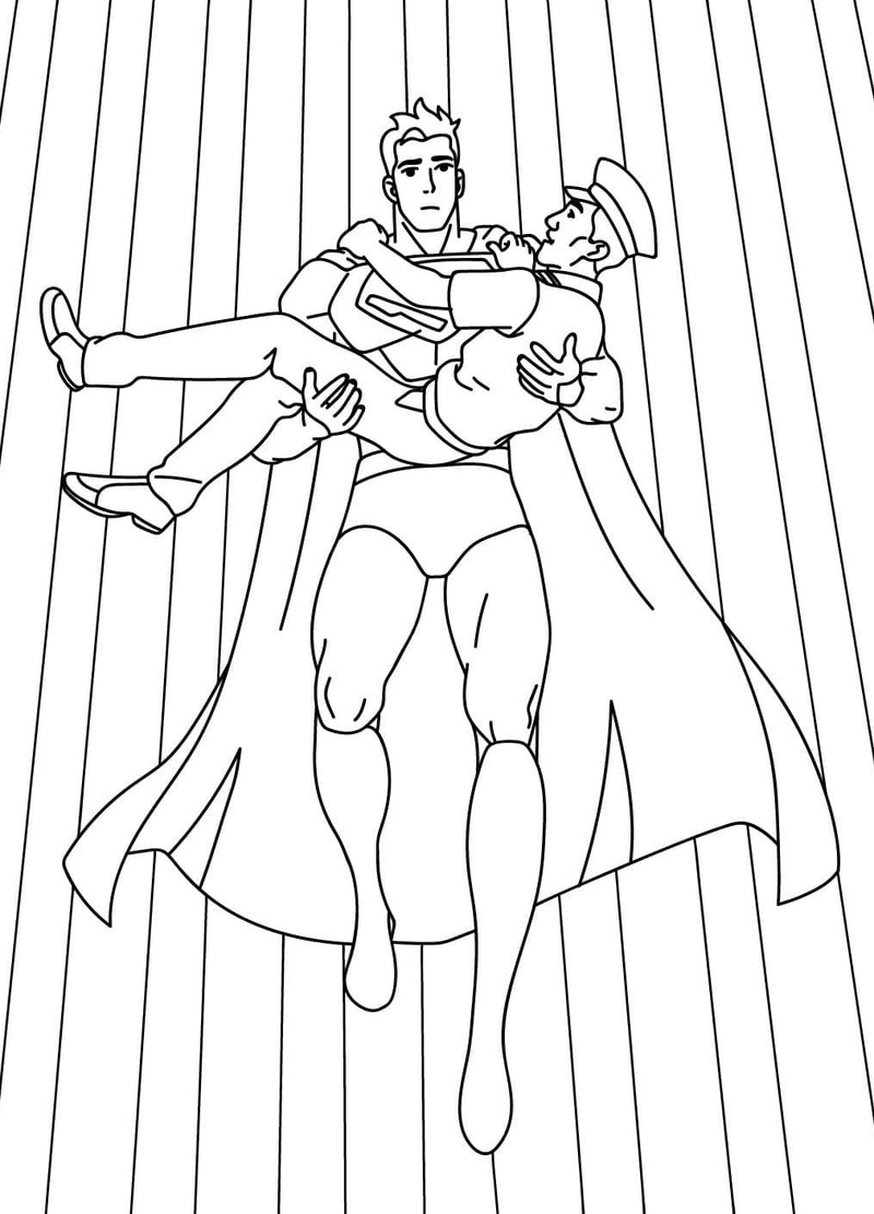 Gallery - 251+ tranh tô màu Superman đẹp mắt giúp bé thỏa sức sáng tạo - image 20