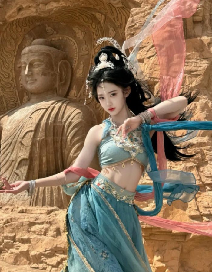 phong vị cổ kính từ ảnh gái xinh cổ trang