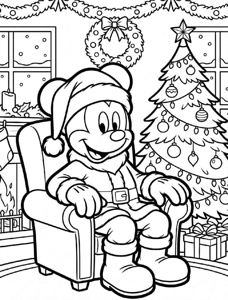 Gallery - 157+ tranh tô màu chuột Mickey đẹp mắt kích thích tư duy bé - image 21