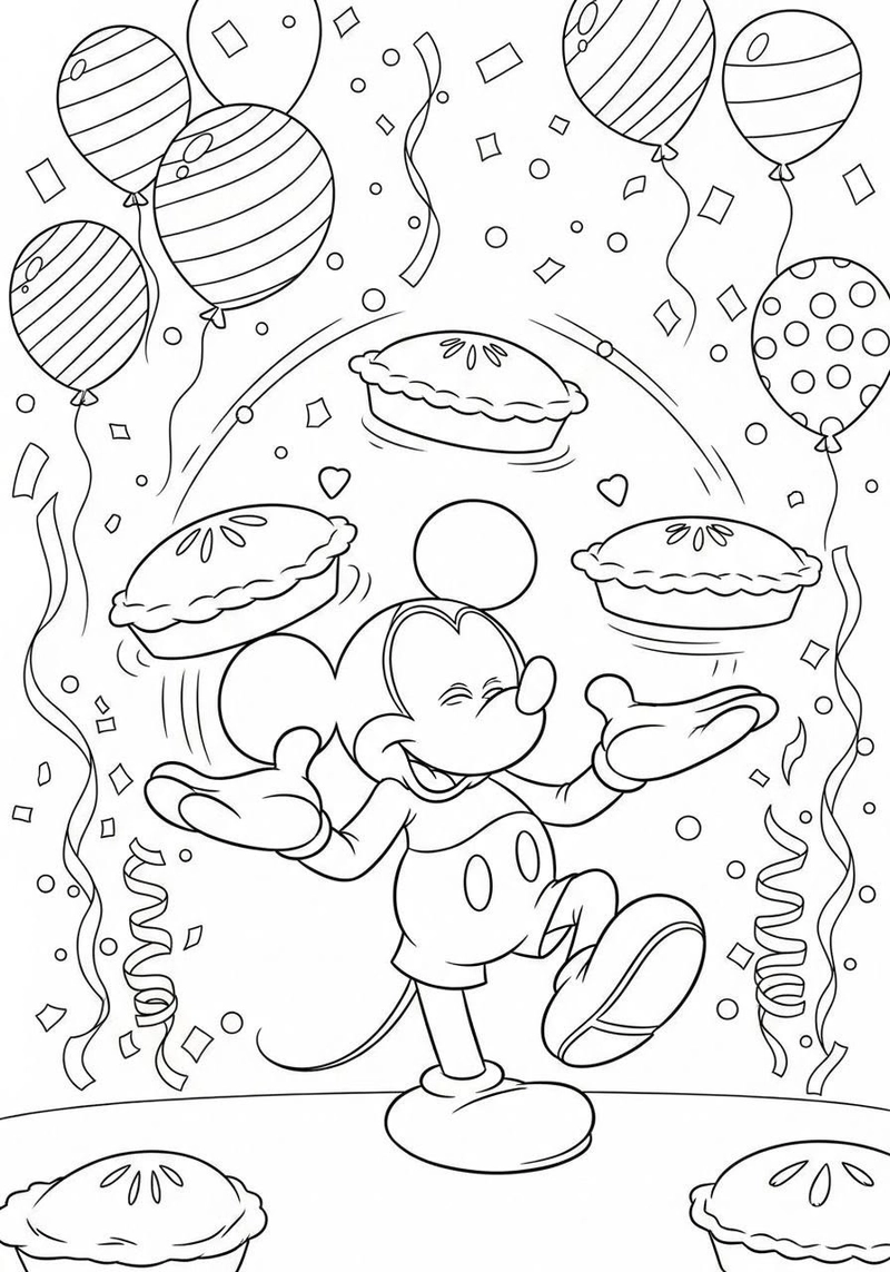 Gallery - 157+ tranh tô màu chuột Mickey đẹp mắt kích thích tư duy bé - image 23