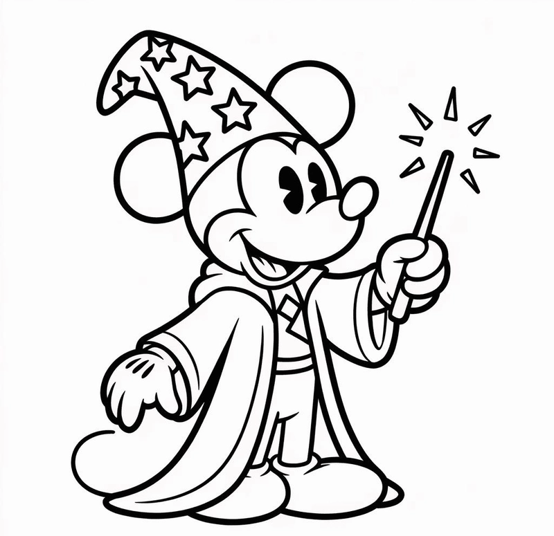Gallery - 157+ tranh tô màu chuột Mickey đẹp mắt kích thích tư duy bé - image 25