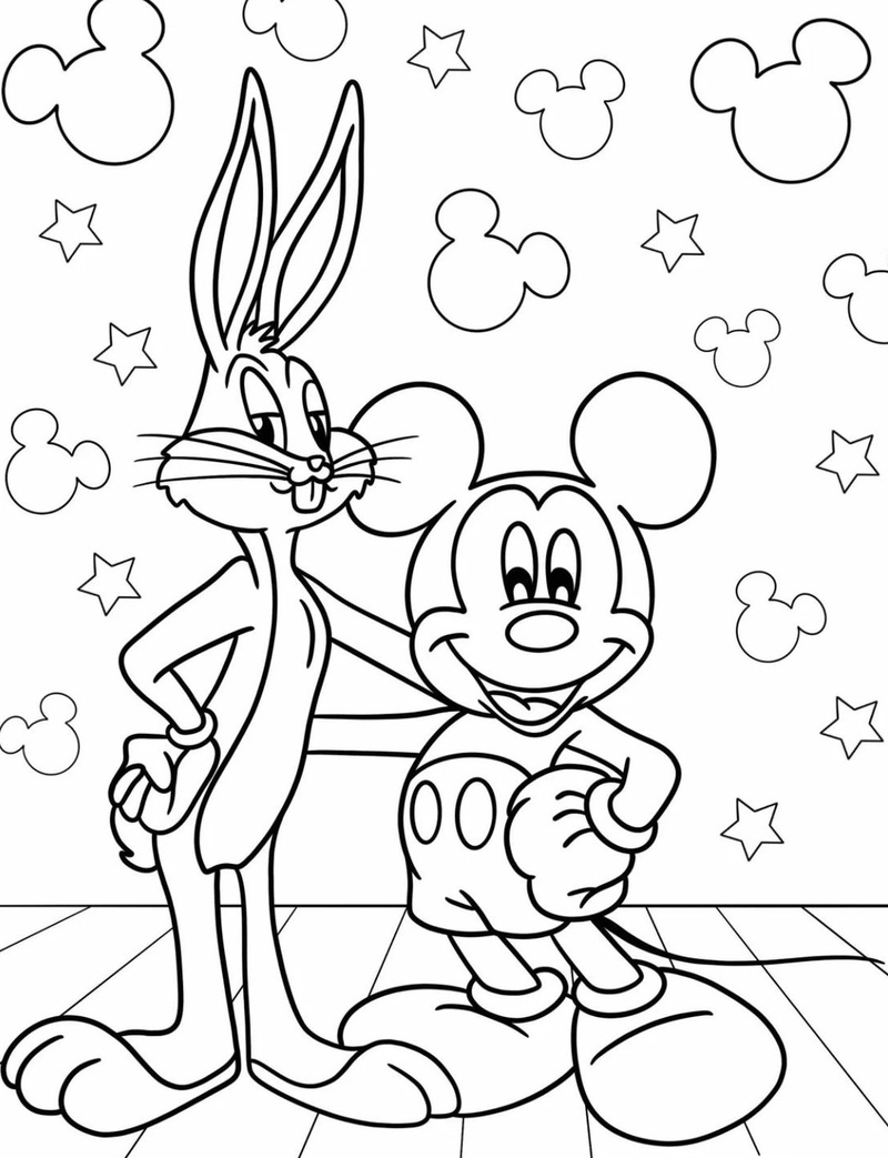 Gallery - 157+ tranh tô màu chuột Mickey đẹp mắt kích thích tư duy bé - image 27