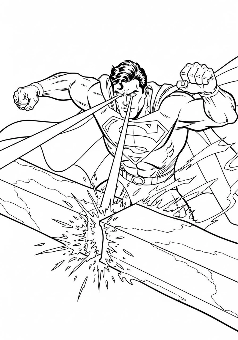 Gallery - 251+ tranh tô màu Superman đẹp mắt giúp bé thỏa sức sáng tạo - image 24