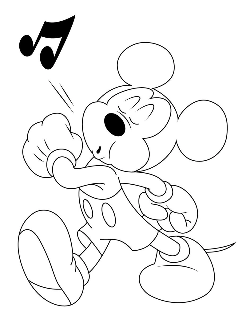 Gallery - 157+ tranh tô màu chuột Mickey đẹp mắt kích thích tư duy bé - image 30