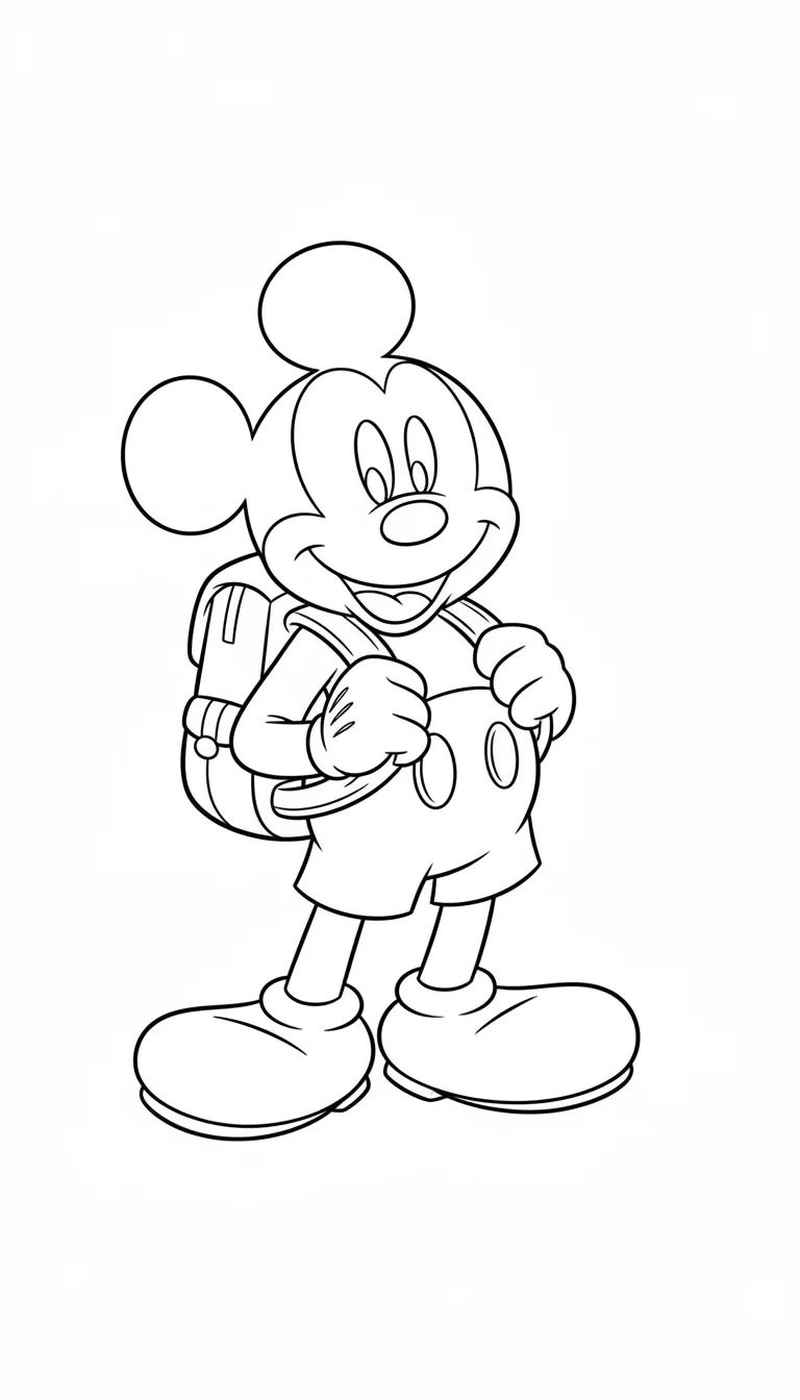 Gallery - 157+ tranh tô màu chuột Mickey đẹp mắt kích thích tư duy bé - image 31