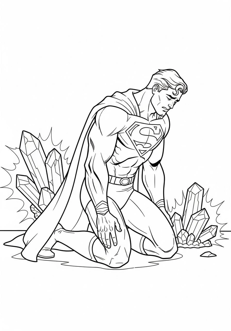 Gallery - 251+ tranh tô màu Superman đẹp mắt giúp bé thỏa sức sáng tạo - image 32