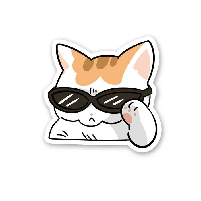 Sticker mèo đáng yêu vui nhộn