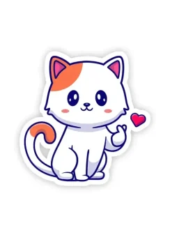 235+ ảnh sticker mèo cute với biểu cảm đáng yêu hết nấc - Featured post in Sticker
