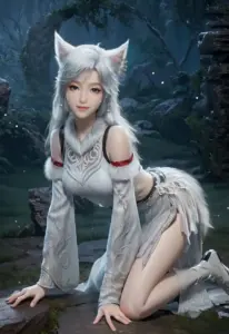 Ảnh 3D Ngân Nguyệt sexy phong cách hiện đại