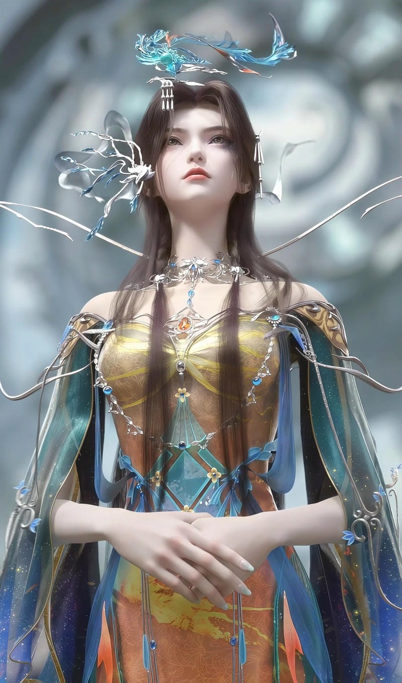 Ảnh 3D Vân Vọng Thư sexy ấn tượng