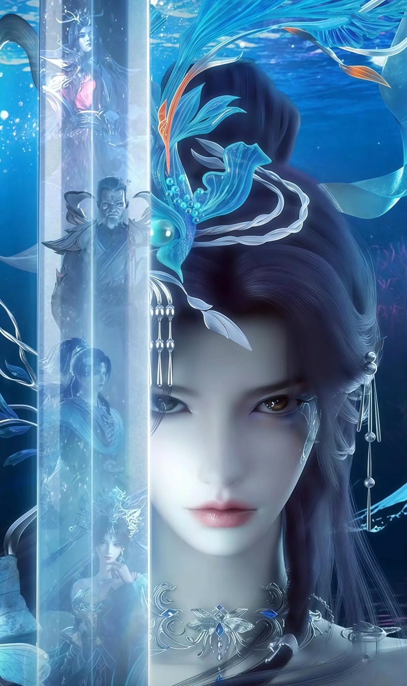 Ảnh Vân Vọng Thư sexy phong cách 3D