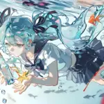 Ảnh nhân vật anime phong cách nghệ thuật