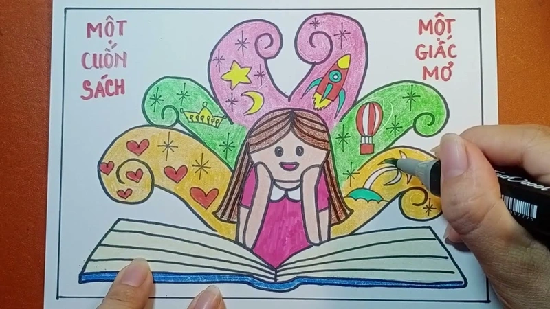 Ảnh ngày hội đọc sách đẹp mắt ấn tượng