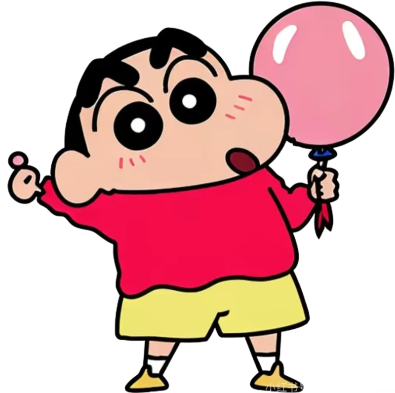 Ảnh nhãn dán Shin vui vẻ