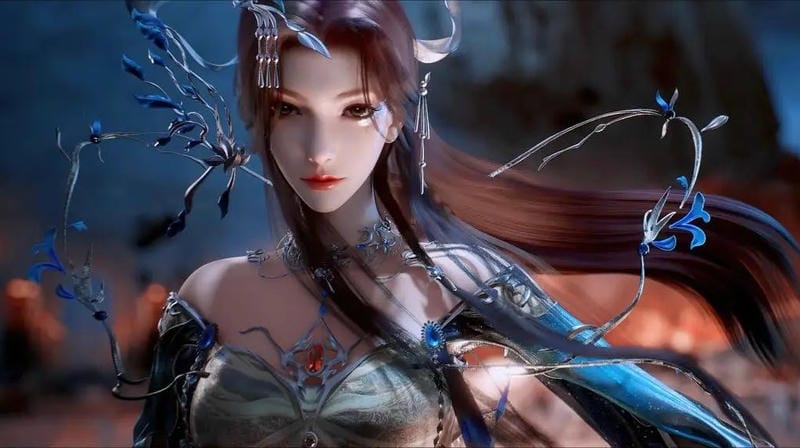Hình Vân Vọng Thư sexy 3D nghệ thuật