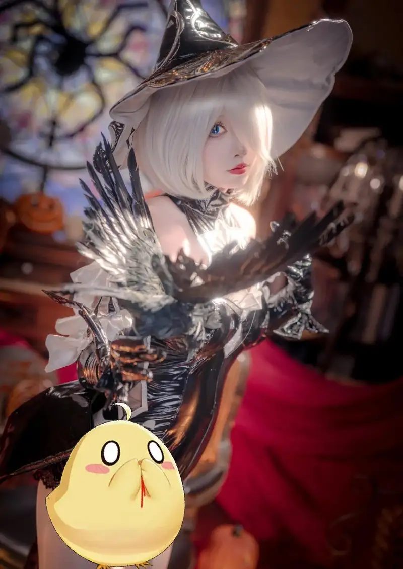 Hình cosplay phù thủy nữ phong cách cổ điển