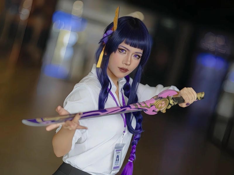 Raiden Shogun trong bộ ảnh cosplay