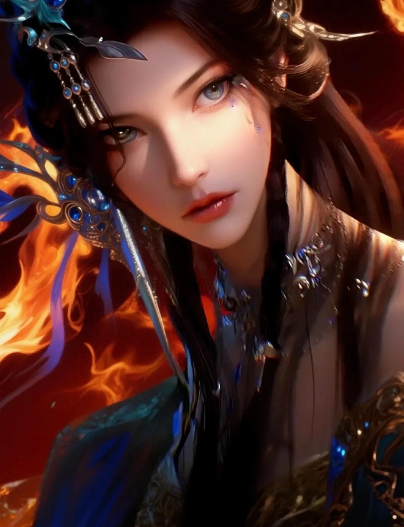 Vân Vọng Thư ảnh 3D sexy quyến rũ