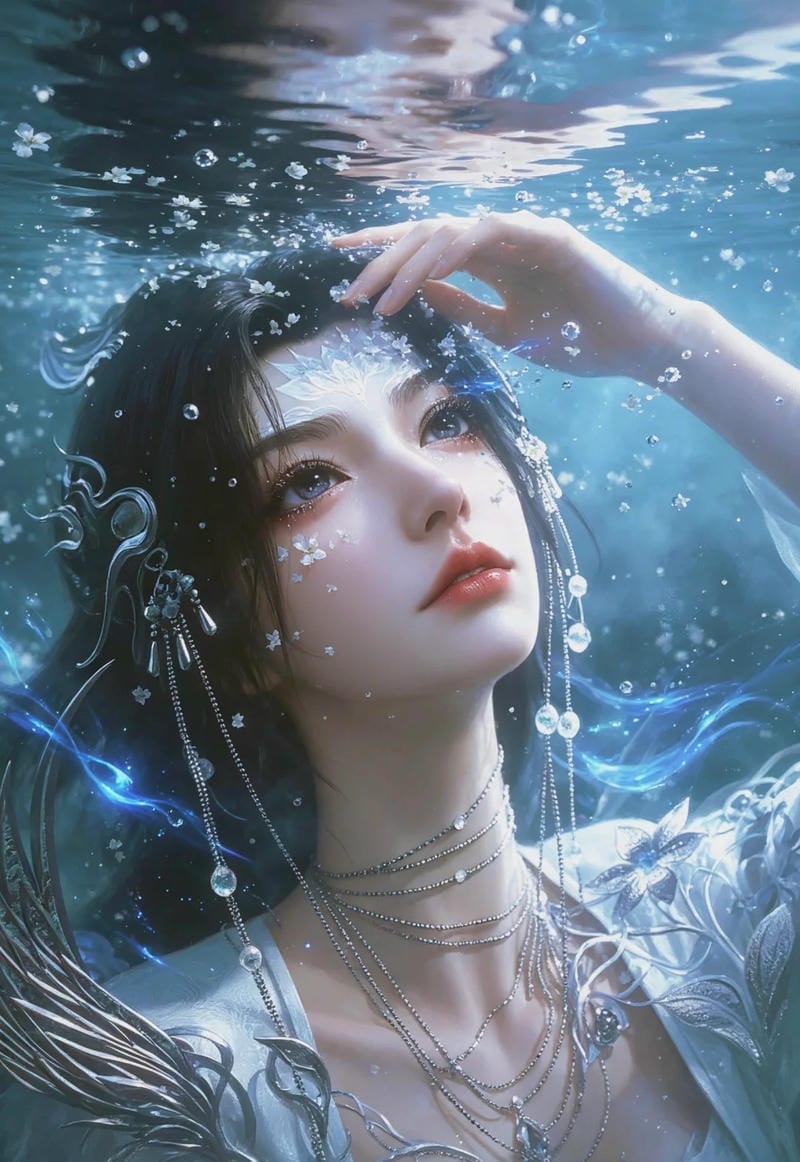 Vân Vọng Thư sexy ảnh 3D nghệ thuật