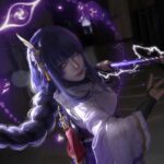 ảnh Raiden Shogun cosplay cực cuốn
