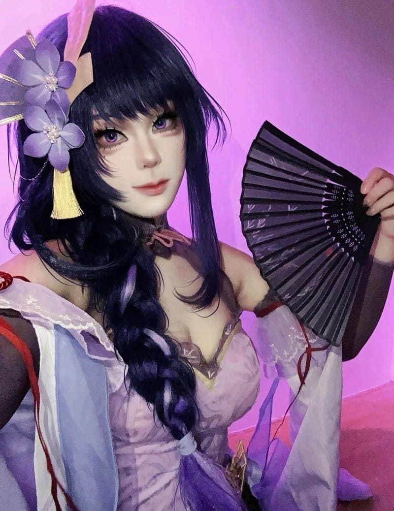 ảnh đẹp cosplay Raiden Shogun Genshin