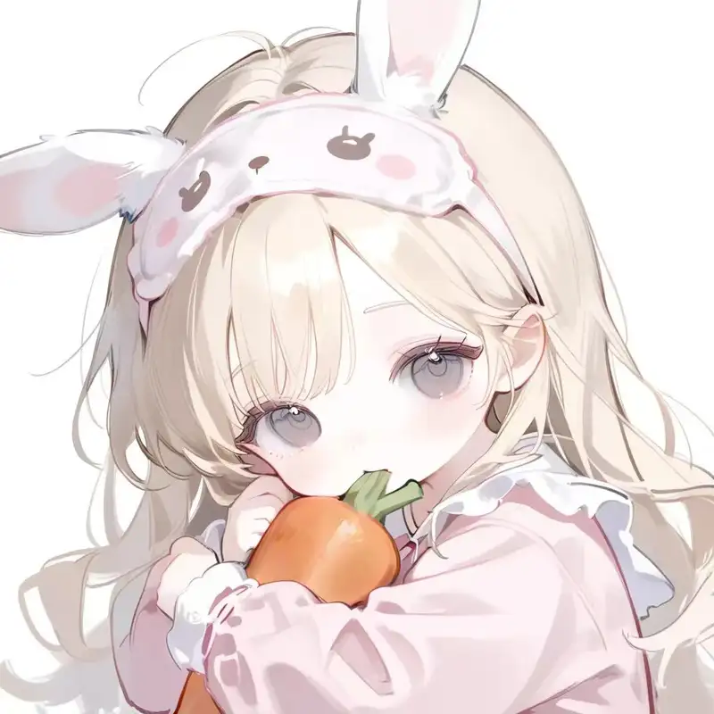 ảnh thỏ anime đẹp làm avatar cá nhân
