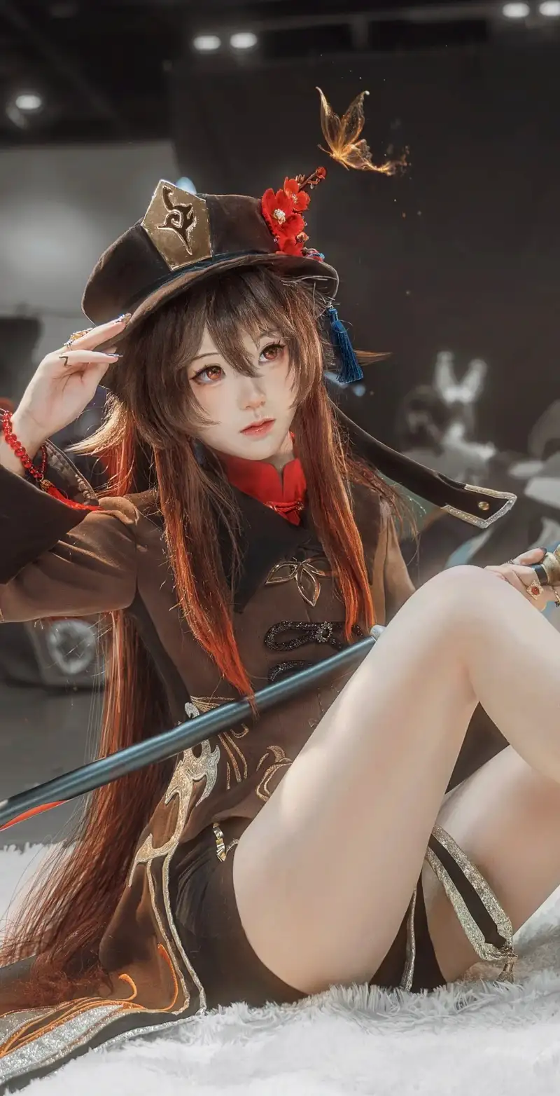 hình Hu Tao cosplay đẹp mắt dành cho fan anime