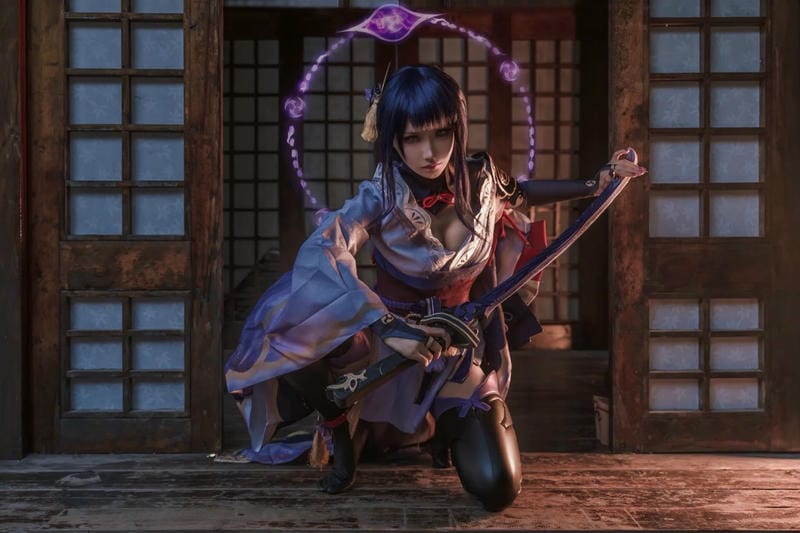 ngắm ảnh Raiden Shogun cosplay độc đáo
